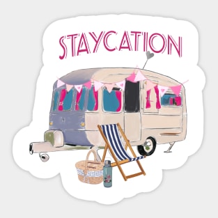 Staycation Sticker